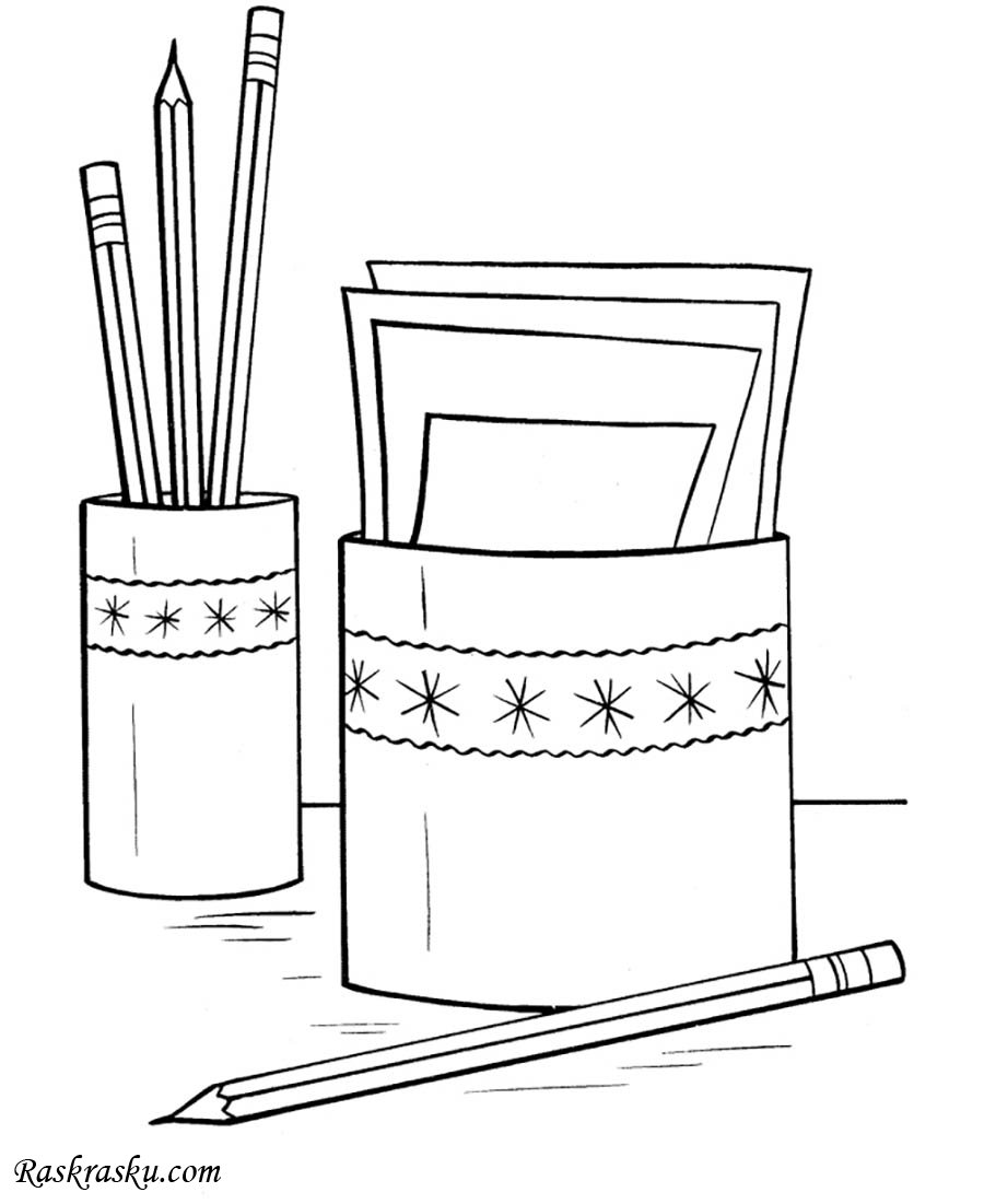 Эскиз подставки для карандашей