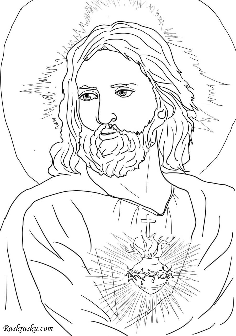 Иисус Христос рисунок