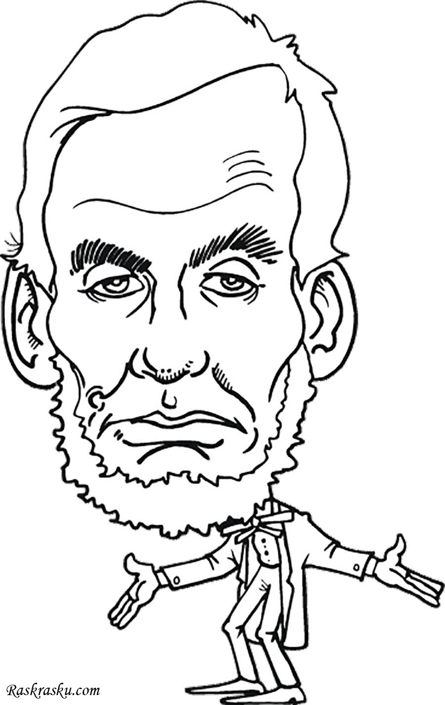 Abraham Lincoln caricature